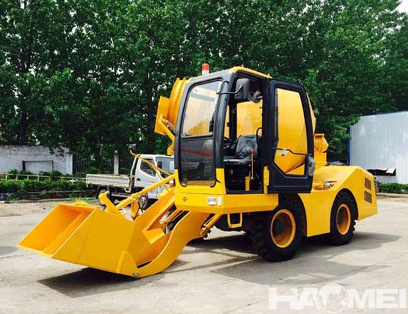 cost of self loading concrete mixer
