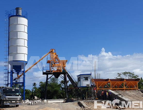mini mix concrete plant for sale