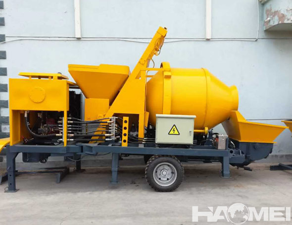 jbt30 concrete mixer with pump