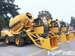 self loading concrete mixer trucks