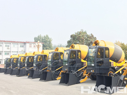 self-loading concrete truck mixer for sale