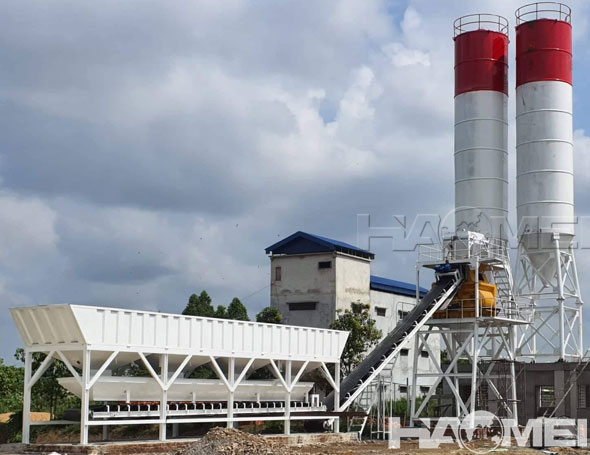 stationary batching plant price