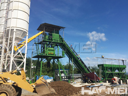 concrete batch plant machine