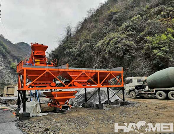 skip load concrete plant