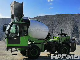 self loading concrete mixers mobile