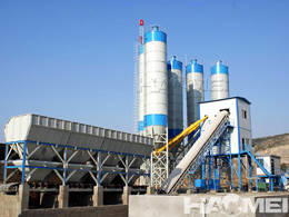 belt concrete batching plant