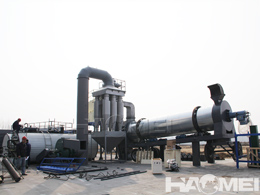 drum type asphalt mix plant
