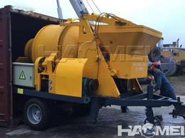 concrete mixer with pump mini