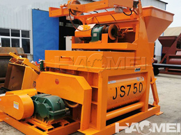 concrete mixer double shaft