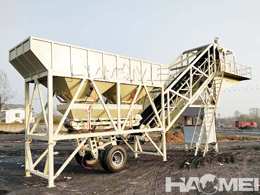 mobile concrete batching plants dry