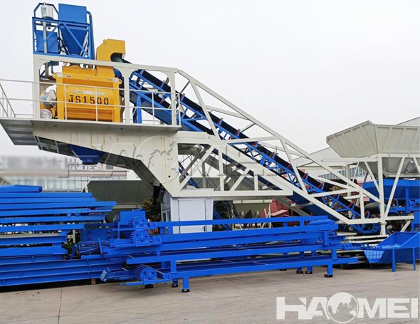 mobile concrete batching plant mini