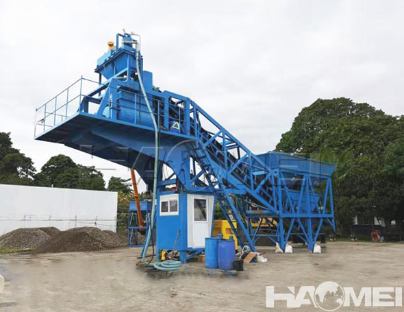 concrete portable batch plant