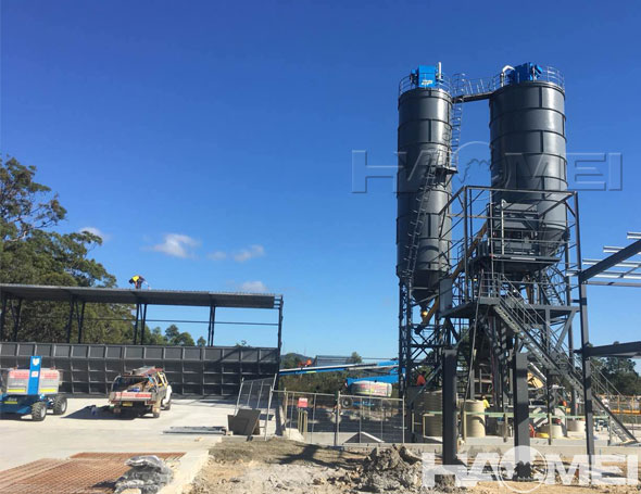 dry concrete batch plant