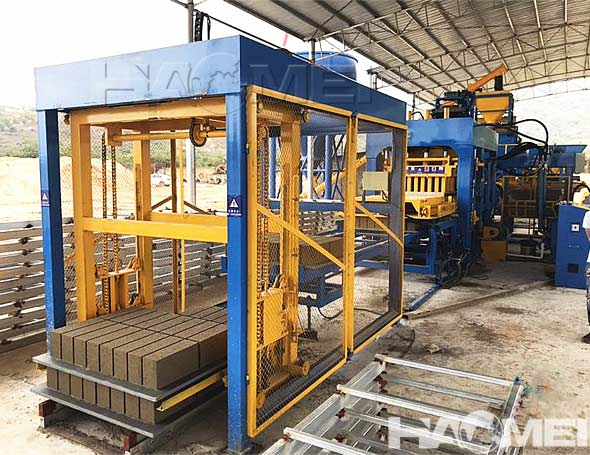 concrete brick maker machine