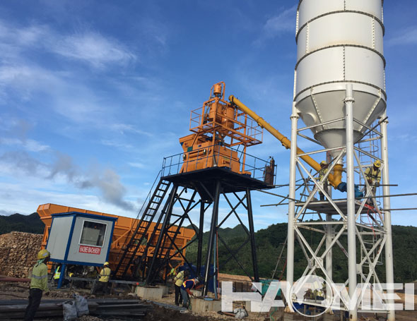 mini concrete plant cost
