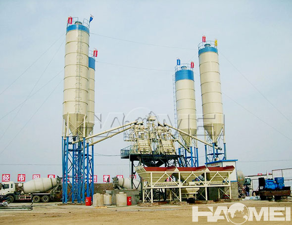 concrete mixing plant price