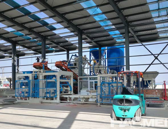paving brick forming machine