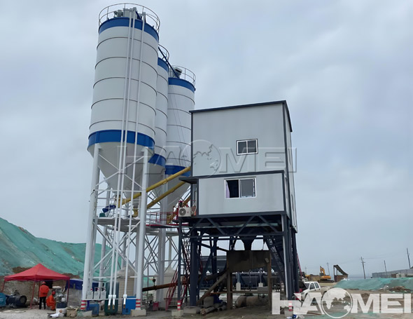new design concrete batching plant