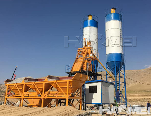 hzs50 hopper concrete plant