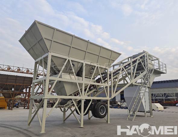 on site concrete plant