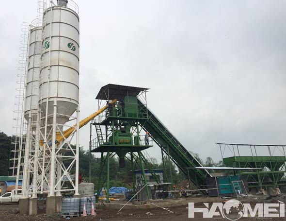 1.5 m3 concrete batching plant