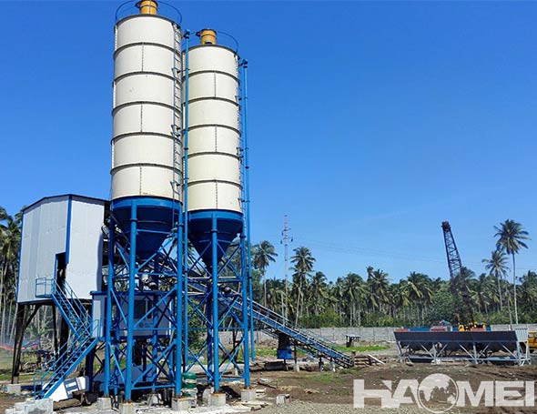 China concrete batch mix plant