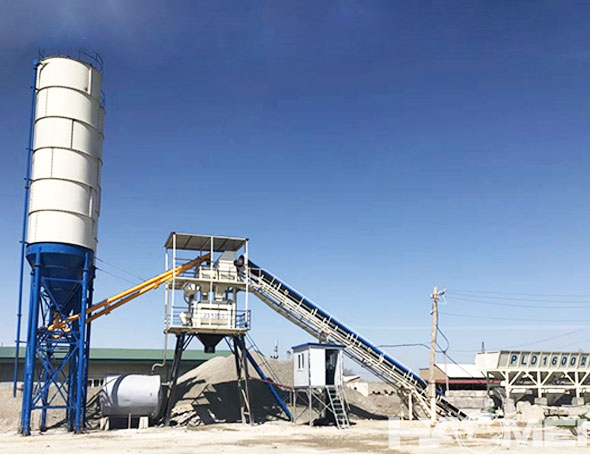 China concrete batch mix plants