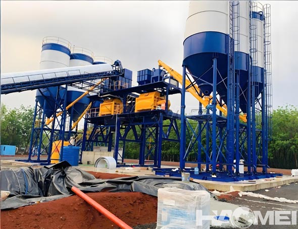 stationary concrete batching plant prices