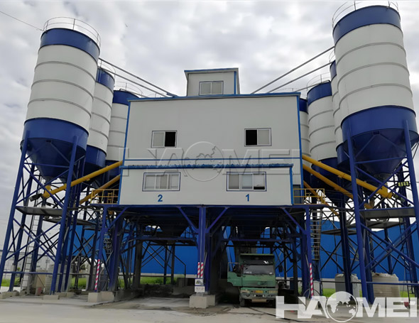 environmental friendly concrete batching plant