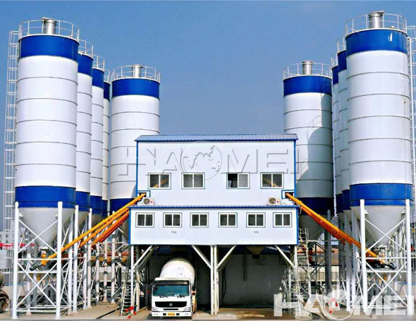 environmentally friendly concrete batching plant