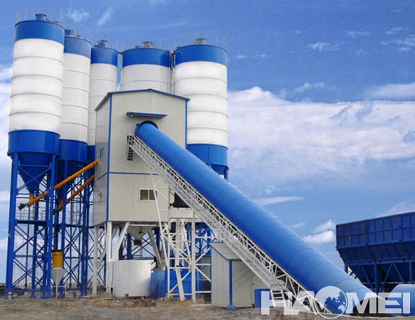 large capacity concrete batching plant