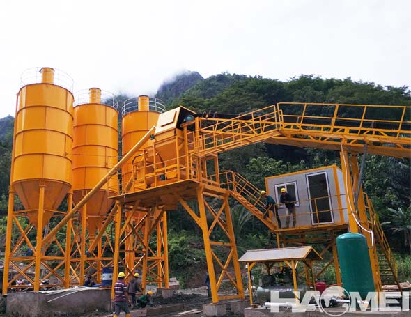 efficient concrete batching plant