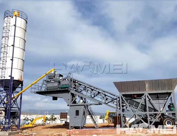 mini mobile concrete plant