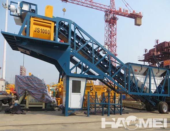 mobile concrete plant cost
