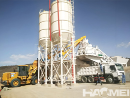 China mobile concrete plant