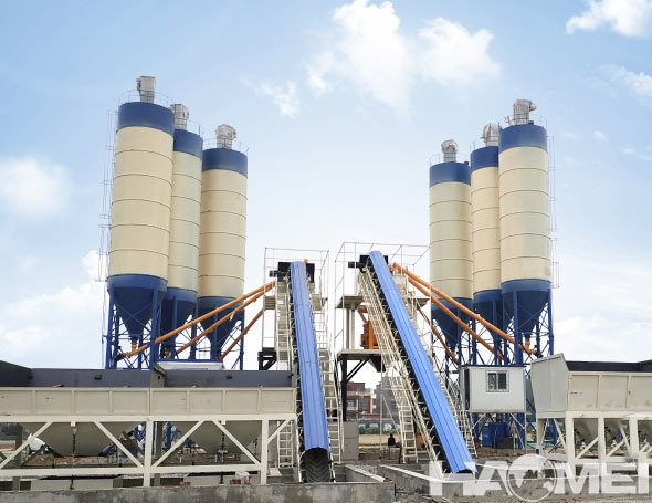 stationary concrete batch plants