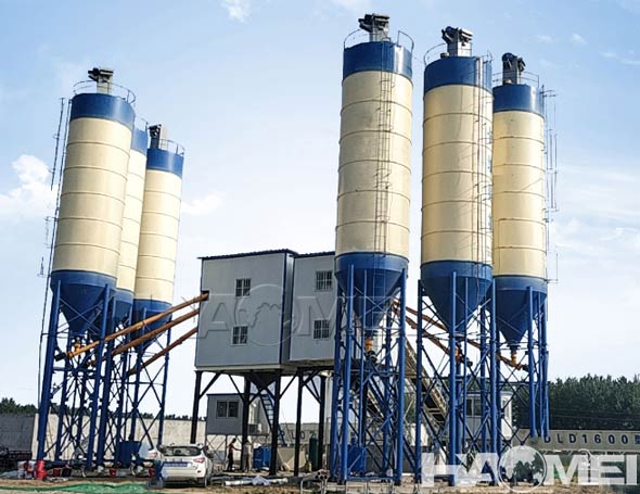 fixed concrete plant