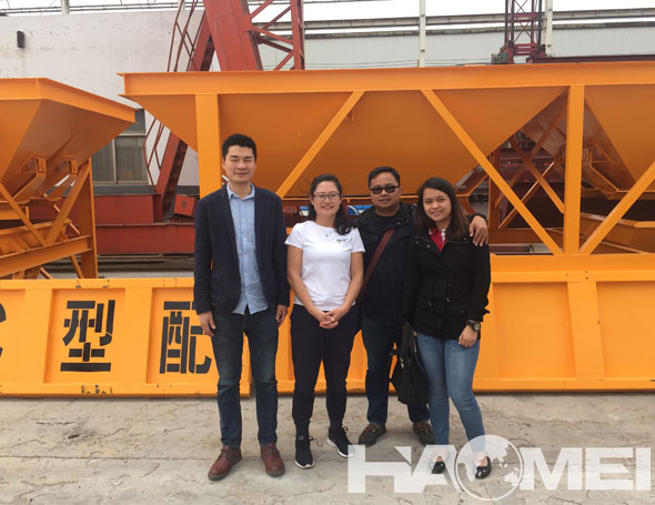 YHZS60 mobile concrete batching plant