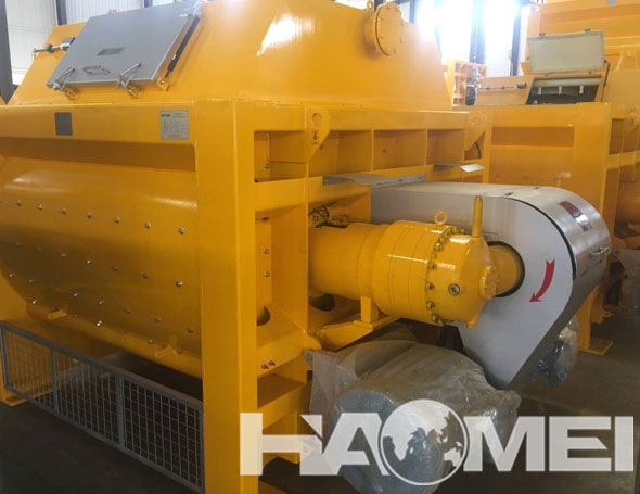 JS2000 twin shaft concrete mixer