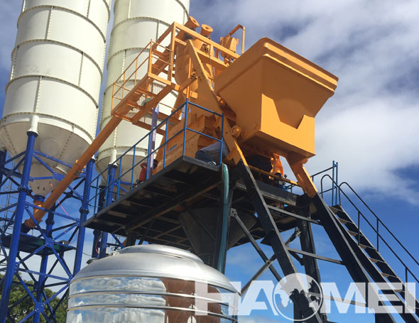 concrete batching plant HZS75