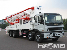 concrete pump trucks