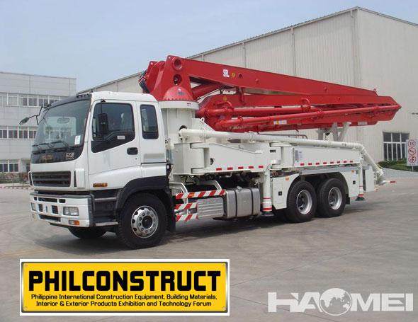 concrete boom pump