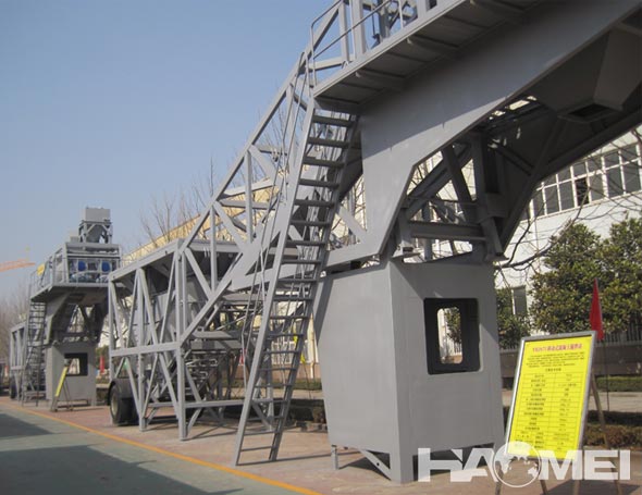 mobile concrete batch plant
