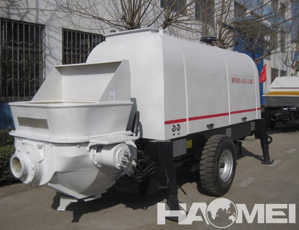 trailer concrete pump
