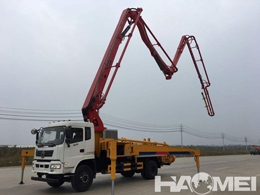 concrete pump truck