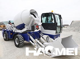 ajax self loading concrete mixer