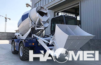 apollo self loading concrete mixer