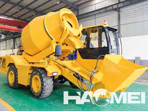 self loading concrete mixer mini