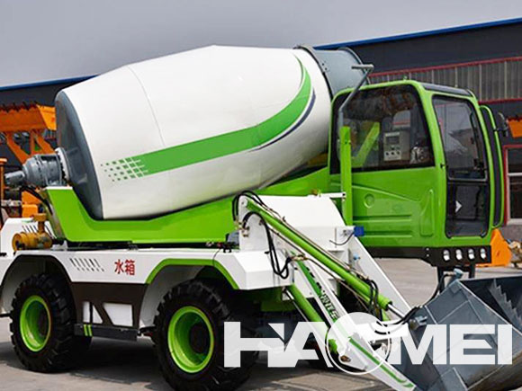 self loading cement mixer