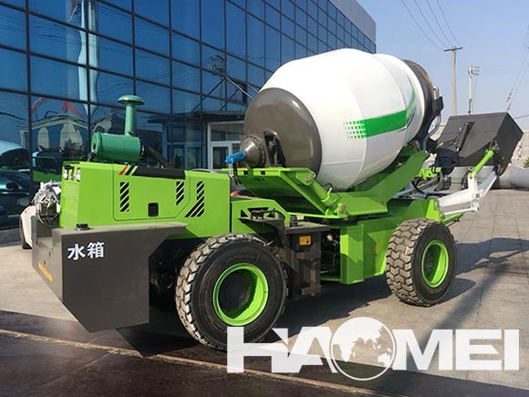 self loading concrete truck mixer